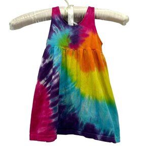 Dharma Trading Co. Tie Dye Multicolor Sleeveless Sundress Dress Baby 6M